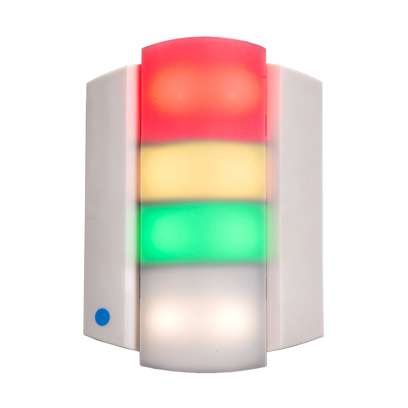 Simple operation and maintenance. High visibilty LED indicators, colours: Red, Orange, Green & White. Can be paired with up to 10 Combo or Waterproof Callpoints.